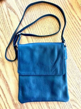 Vera Pelle Borse In Pelle Italian Leather Crossbody Bag